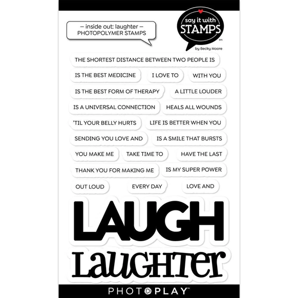 PhotoPlay Laugh Laughter Clear Stamps