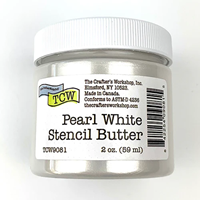 TCW9081 Stencil Butter - Pearl White 2oz