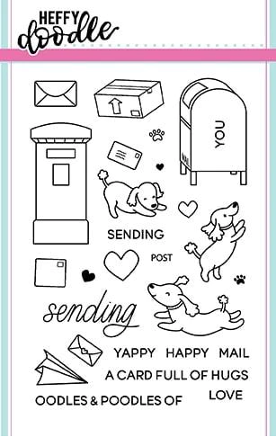 Heffy Doodle Yappy Happy Mail Stamps