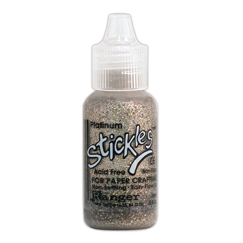 Platium Glitter Glue Stickles