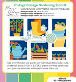 422483 Postage Collage Gardening Stencil