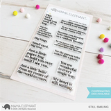 Still Smiling Clear Stamp Set