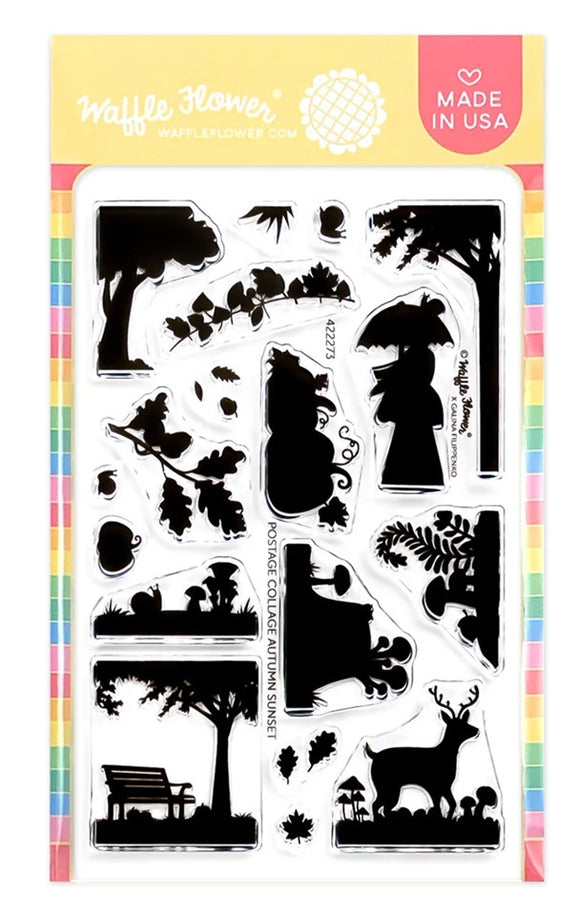 422273 Postage Collage Autumn Sunset