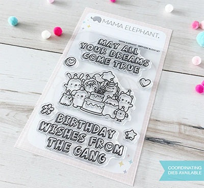 Birthday Block Stamp Set