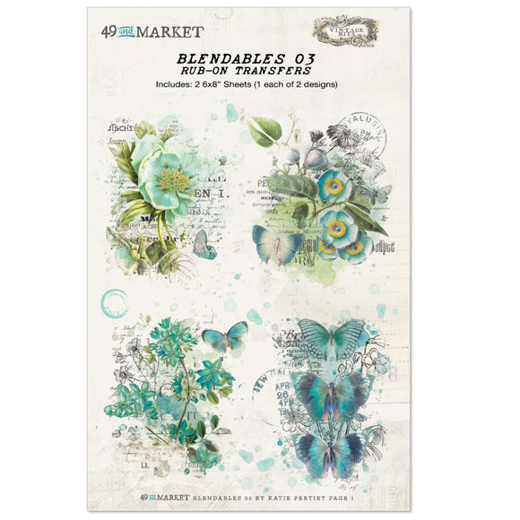 Blendables #3 Rub-On Transfers