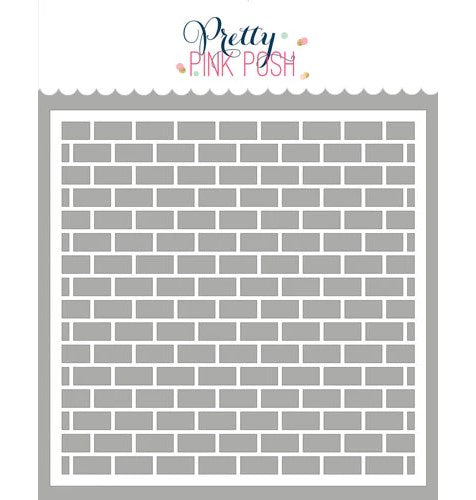 Brick Background Stencil