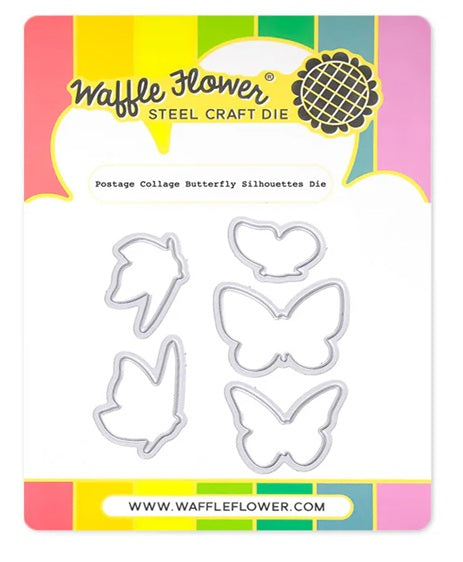 421997 Postage Collage Butterfly Silhouettes Die