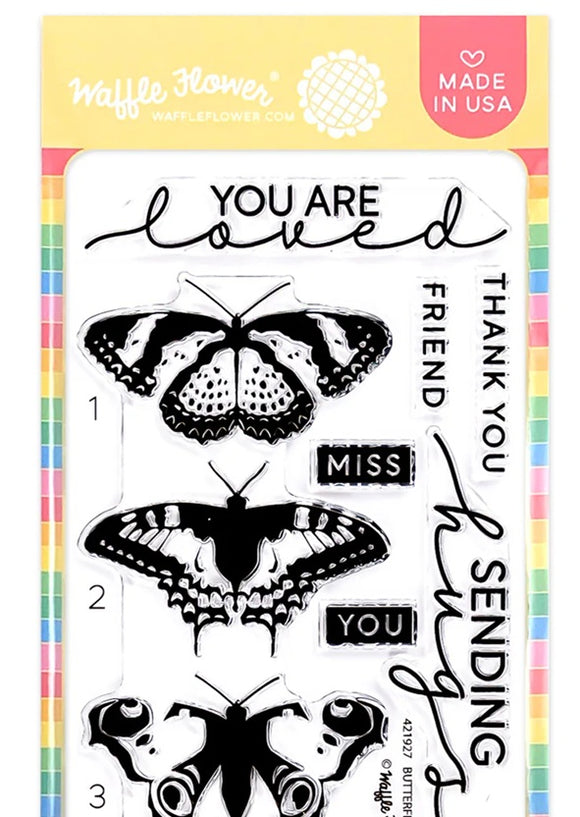 421927 Butterfly Trio Stamp Set