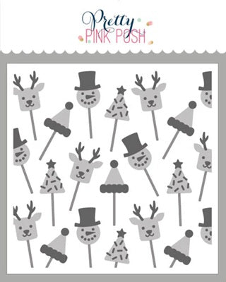 Layered Christmas Cake Pops