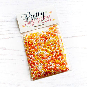 Candy Corn Glass Beads