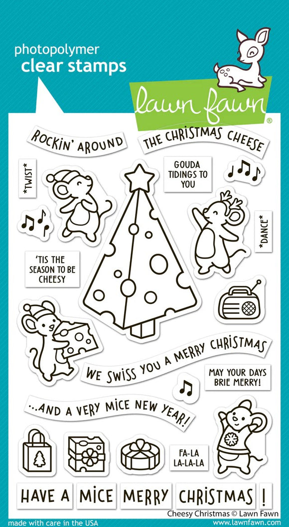 LF3500 Cheesy Christmas Stamp Set