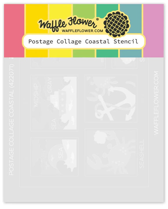 422071 Postage Collage - Coastal