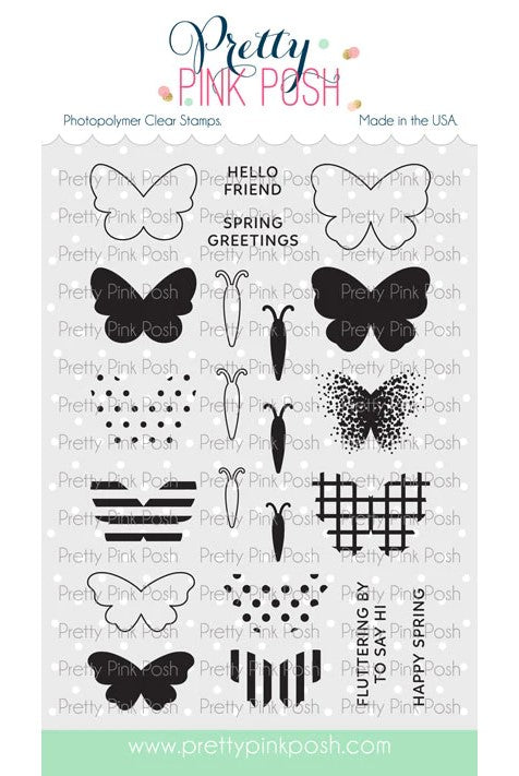 Decorative Butterflies stamp set