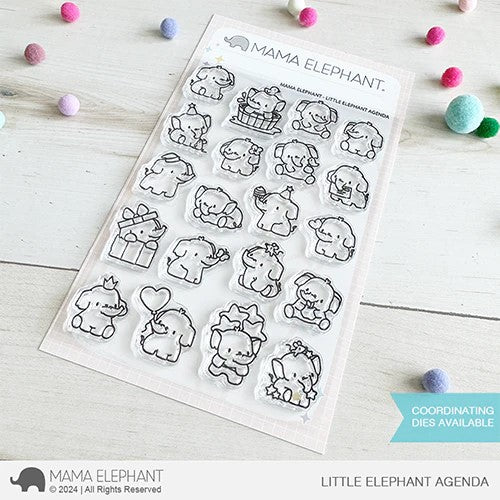 Little Elephant Agenda Stamp Set