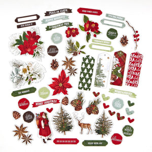 ES-28546 Evergreen Season Chipboard Set