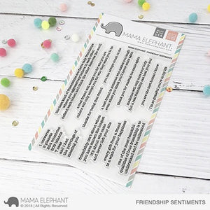 Friendship Sentiments Stamp Set