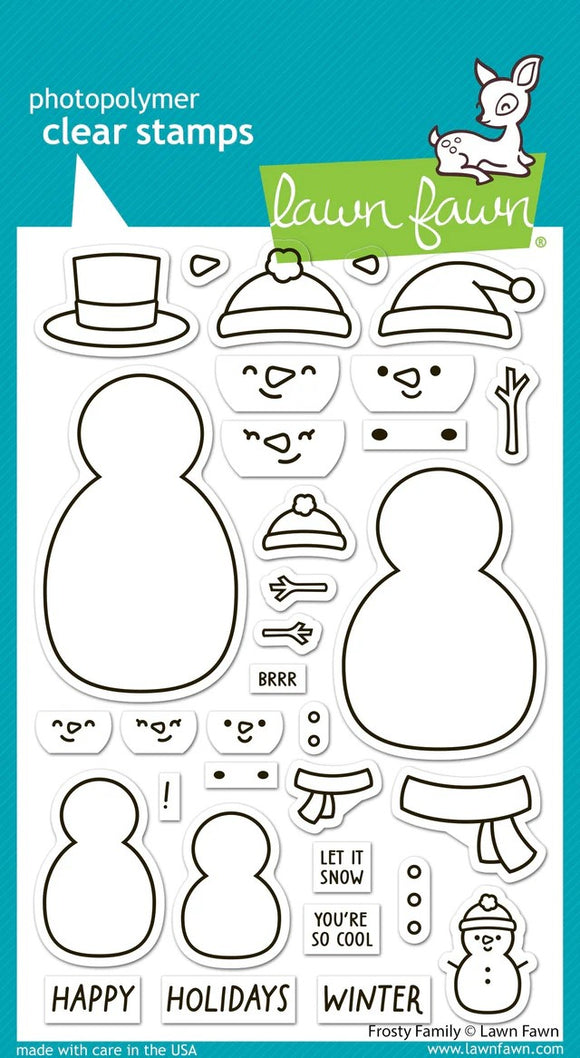 LF3504 Frosty Family Stamp Set