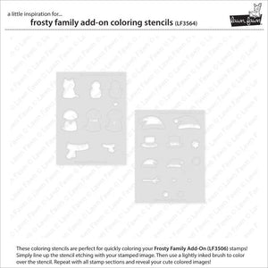 LF3564 Frosty Family Add-On Coloring Stencils