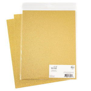 Gold glitter 8.5x11 Cardstock