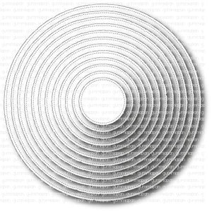D231072 Hand Drawn Circles with Small Stitches