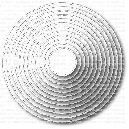 D231072 Hand Drawn Circles with Small Stitches