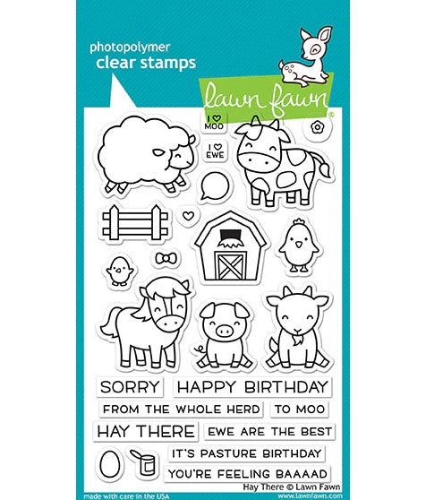 LF1595 Hay There Clear Stamp Set