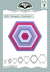 1225 Hexagons - Crosshatch