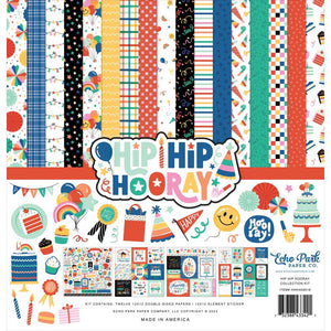 Hip Hip Hooray 12x12 Paper Collection