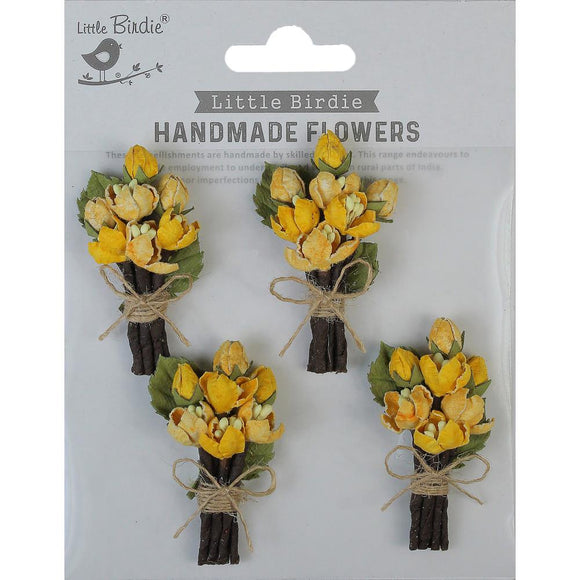 Honey Apricot Paper Flowers