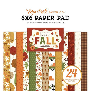 I Love Fall 6 x 6" Paper Pad