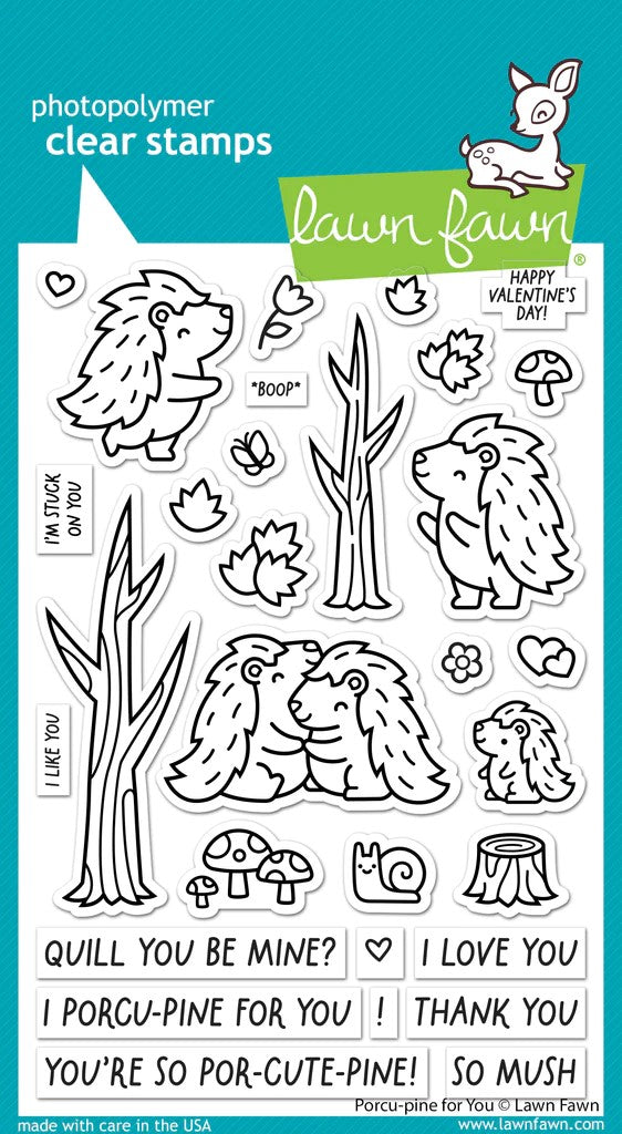 LF3299 Porcu-Pine for You Stamp set