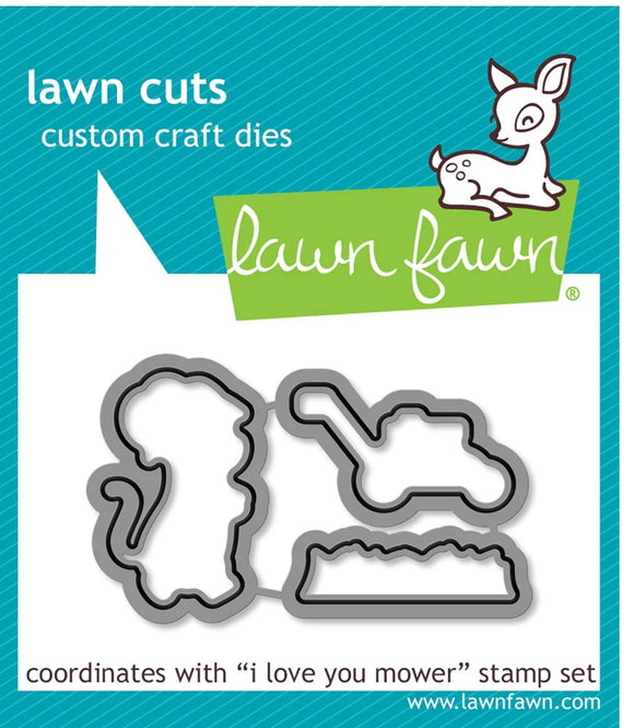 LF3751 I Love You Mower Die Set