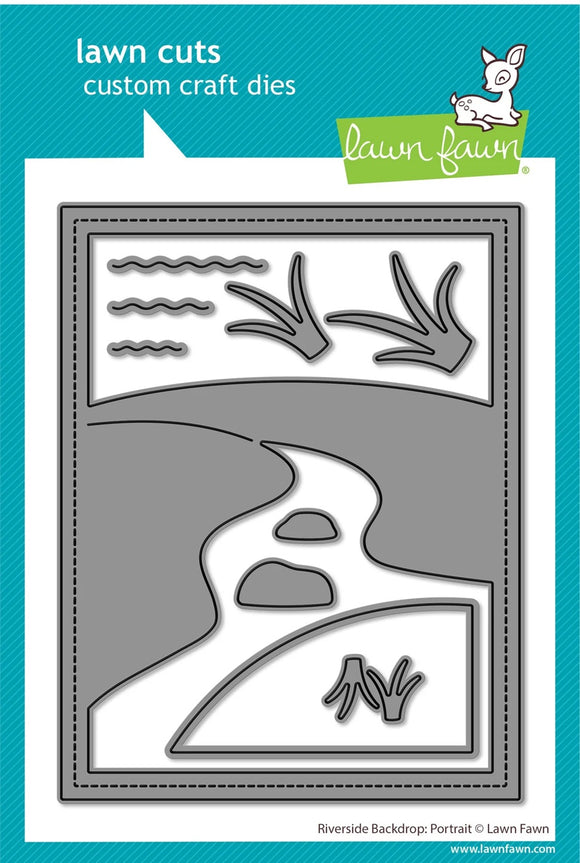 LF3816 Riverside Backdrop: Portrait