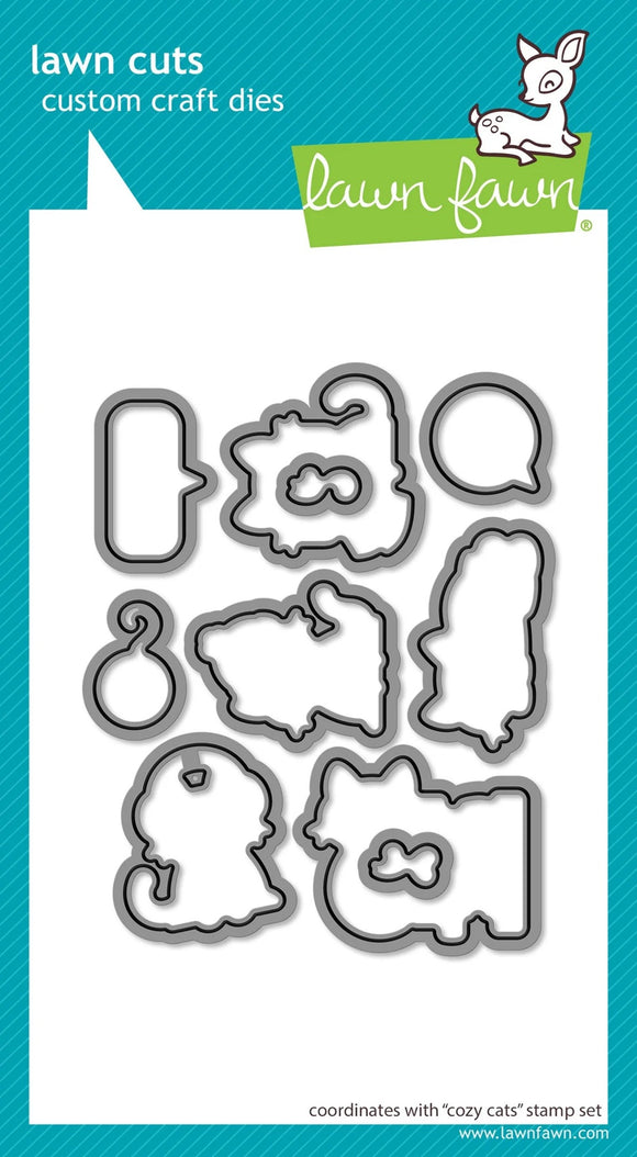 LF3897 Cozy Cats Die Set