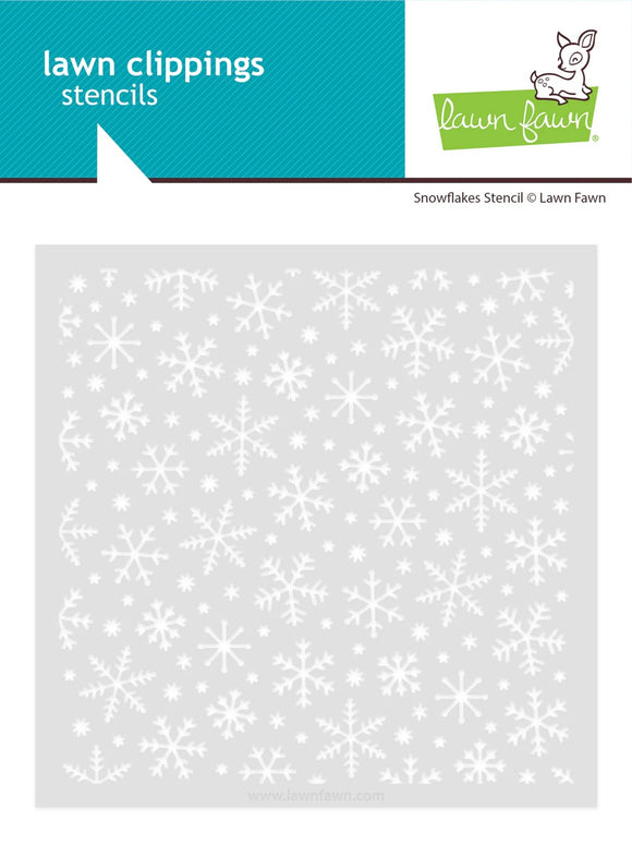 LF3923 Snowflakes Stencil