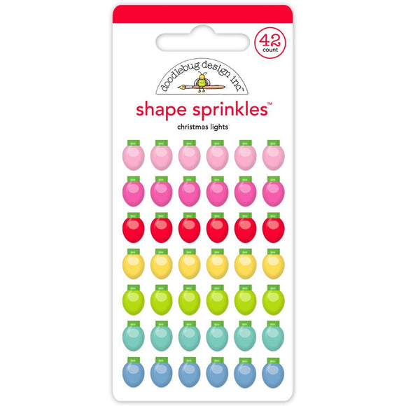 Christmas Lights Shape Sprinkles