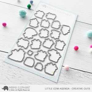 Mama Elephant  Little Cow Agenda Creative Cuts