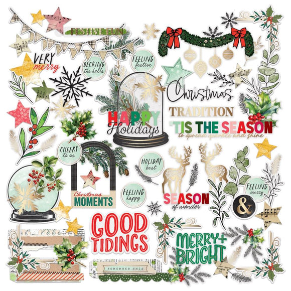 Mistletoe & Memories Foiled Die Cuts