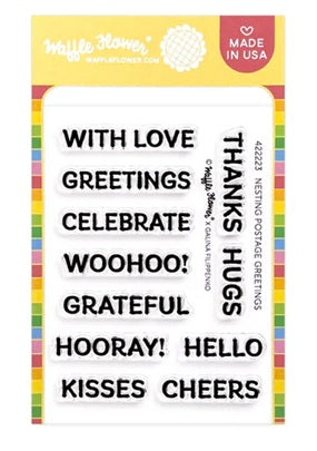 422223 Nesting Postage Greetings