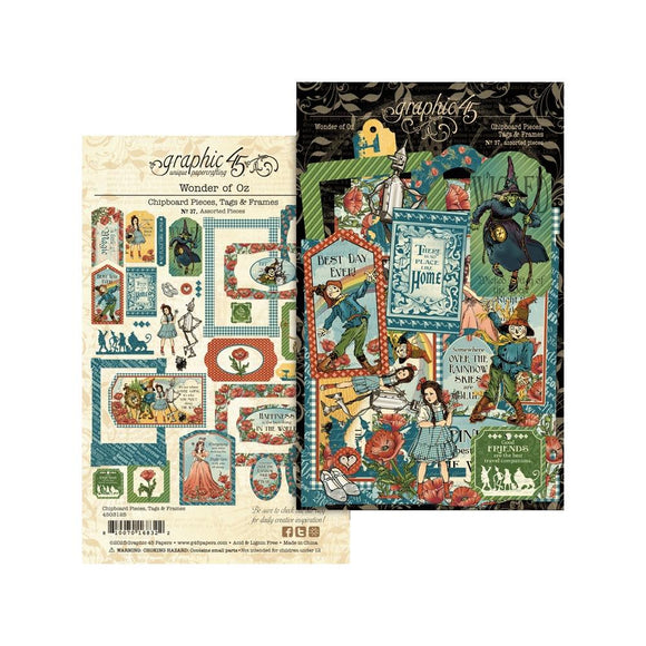 Wonder of Oz Chipboard Die Cuts