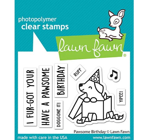 LF3162 Pawsome Birthday Stamp Set