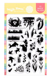 Postage Collage Spring Silhouette Stamp Set