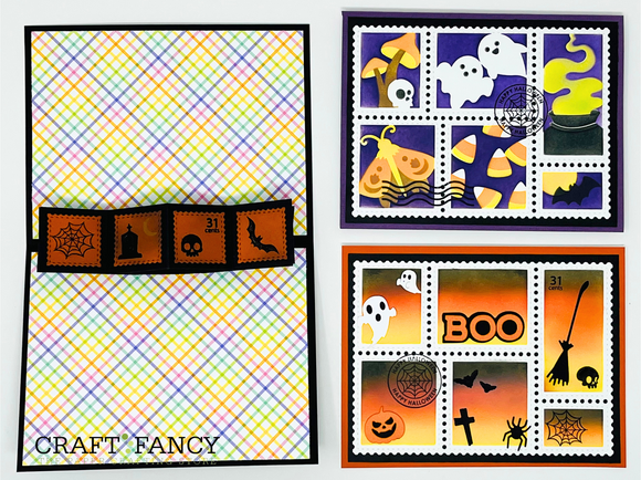 Spooktacular Postage Collage Card Kit