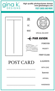 GKD Post Cards and More Clear Stamp set