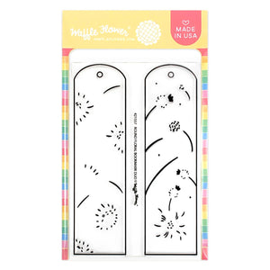 421557 Round Floral Bookmark Duo