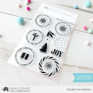 Round Tag Wishes Clear Stamp Set