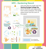 422495 NPC - Gardening Stencil