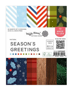 WFP2407 Season's Greetings Paper Pad