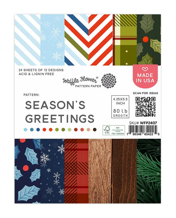 WFP2407 Season's Greetings Paper Pad