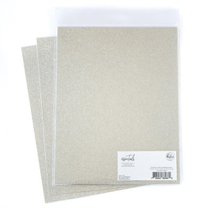 Silver glitter 8.5x11 Cardstock